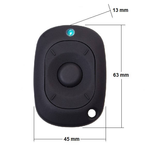 Dimensions des télécommandes copieuses Arena Egoway_ARENA-V Télécommande copieuse multifréquence. Arena-V et Arena-M dimensions